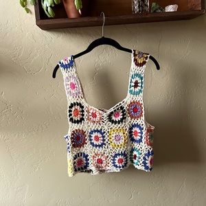 Crochet crop top